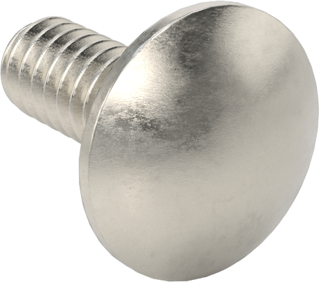 18-8 Paslanmaz Çelik Kare Boyunlu Taşıma Cıvatası, 10-24 Diş Boyutu, 1/2" Uzunluk