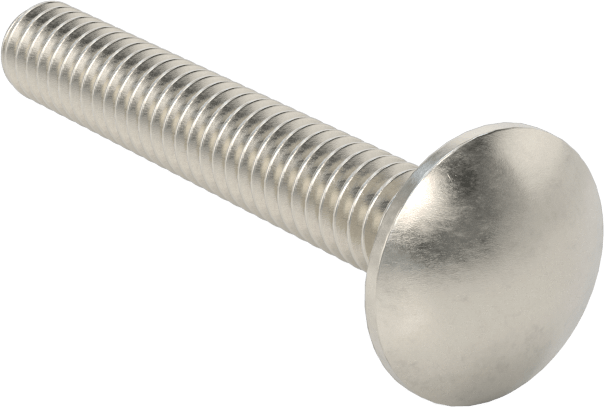 18-8 Paslanmaz Çelik Kare Boyunlu Taşıma Cıvatası, 1/4"-20 Diş Boyutu, 1-3/4" Uzunluk