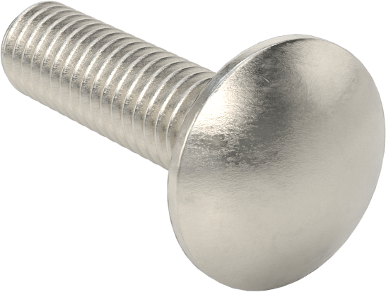 18-8 Paslanmaz Çelik Kare Boyunlu Taşıma Cıvatası, 5/16"-18 Diş Boyutu, 1-1/4" Uzunluk