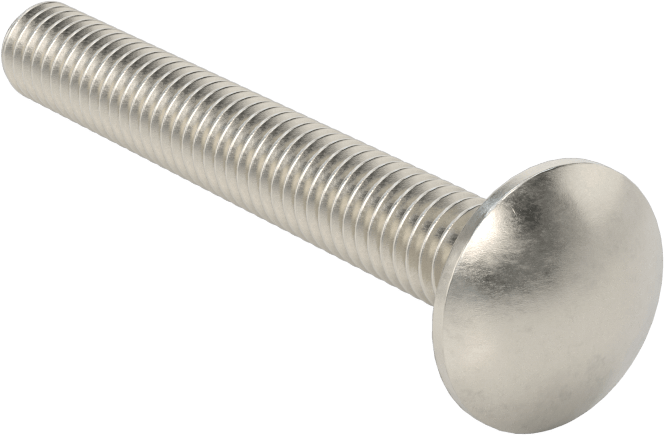 18-8 Paslanmaz Çelik Kare Boyunlu Taşıma Cıvatası, 5/16"-18 Diş Boyutu, 2-1/2" Uzunluk