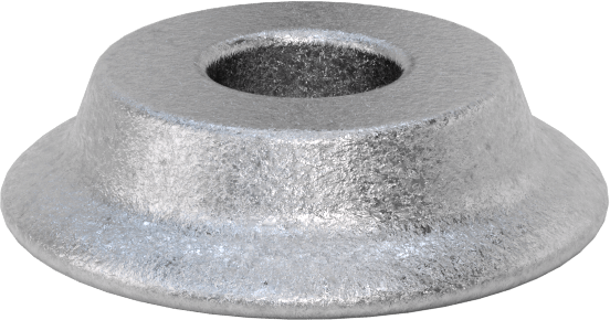 Eğimli Pullar, 1/2" Vida Boyutu için, 0.625" ID, 2.000" OD