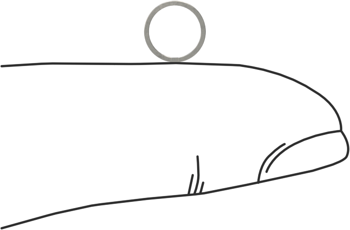 Ağır Hizmet Spiral İç Tutma Halkası, 1/4" İç Çap için, 18-8 Paslanmaz Çelik