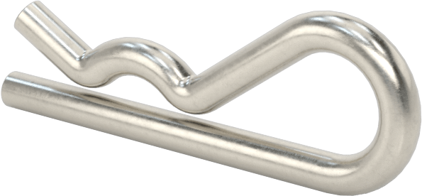 Saç Tokası Çatal Pimi, 1/8“-3/16” Pim Çapı için 316 Paslanmaz Çelik, 3/64" Tel Çapı