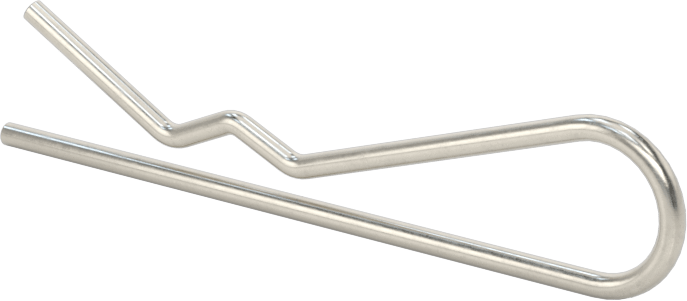 Saç Tokası Çatal Pimi, 1/4“-3/8” Pim Çapı için 316 Paslanmaz Çelik, 3/64" Tel Çapı
