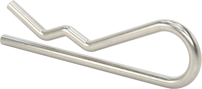 Saç Tokası Çatal Pimi, 1/4“-1/2” Pim Çapı için 316 Paslanmaz Çelik, 1/16" Tel Çapı