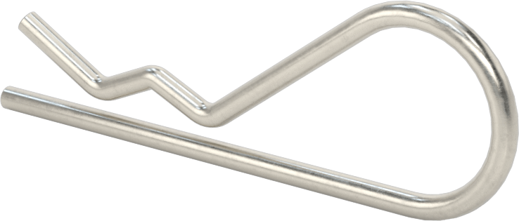Saç Tokası Çatal Pimi, 3/8“-5/8” Pim Çapı için 316 Paslanmaz Çelik, 3/32" Tel Çapı