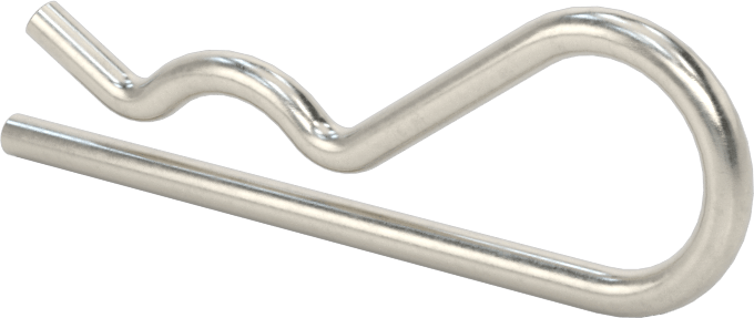 Saç Tokası Çatal Pimi, 3/8“-1/2” Pim Çapı için 316 Paslanmaz Çelik, 5/64" Tel Çapı