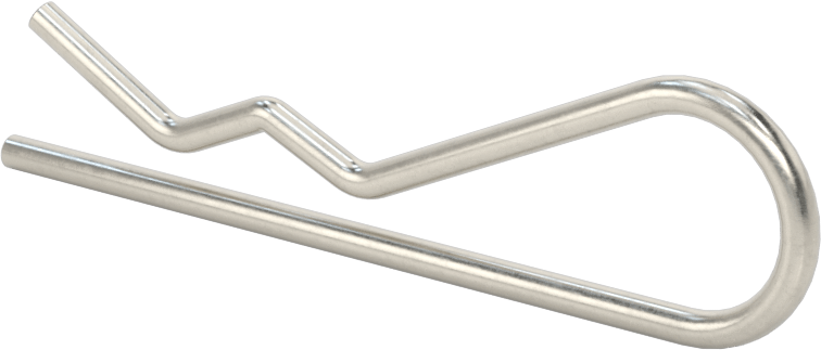 Saç Tokası Çatal Pimi, 1/2“-3/4” Pim Çapı için 316 Paslanmaz Çelik, 3/32" Tel Çapı