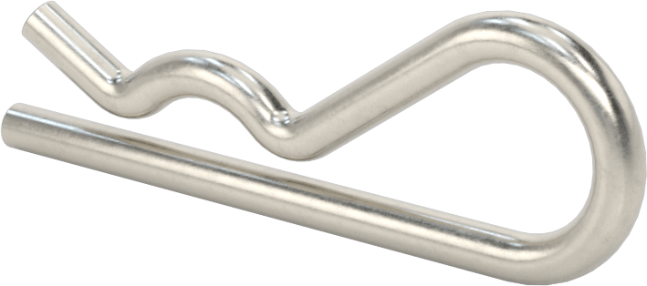 Saç Tokası Çatal Pimi, 1/2“-3/4” Pim Çapı için 316 Paslanmaz Çelik, 1/8" Tel Çapı