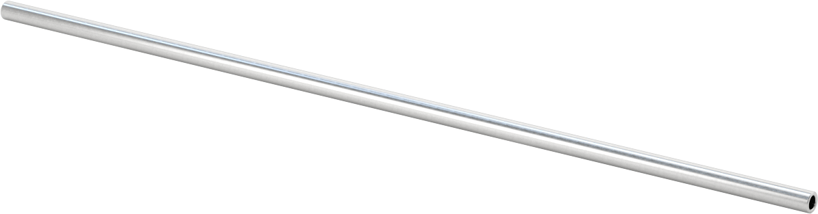 Dişsiz Ara Parça Stoku, 6061 Alüminyum, 1/4" OD, 8 numaralı vida boyutu için