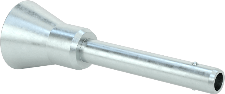 Gömme Düğmeli Kilitlenebilir Hızlı Açma Pimi, 17-4 PH Paslanmaz Çelik, 1/4" Çap, 1-1/4" Uzunluk