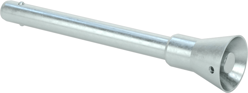 Gömme Düğmeli Kilitlenebilir Hızlı Açma Pimi, 17-4 PH Paslanmaz Çelik, 5/16" Çap, 2-1/2" Uzunluk