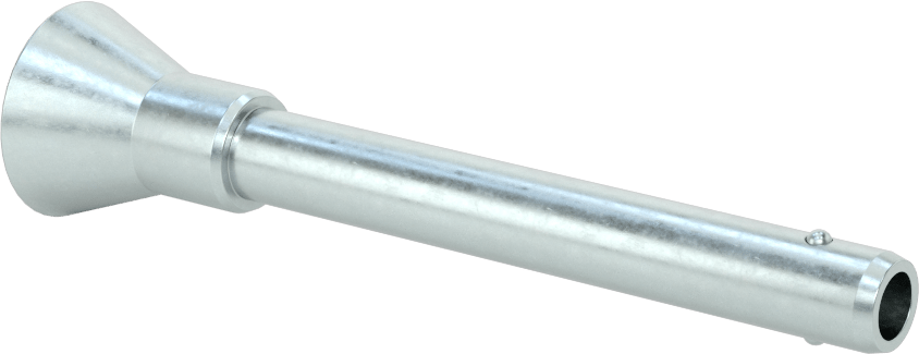 Gömme Düğmeli Kilitlenebilir Hızlı Açma Pimi, 17-4 PH Paslanmaz Çelik, 3/8" Çap, 2-1/2" Uzunluk