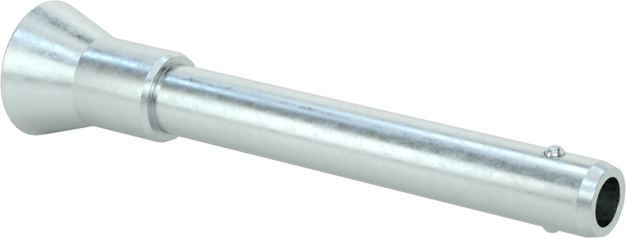 Gömme Düğmeli Kilitlenebilir Hızlı Açma Pimi, 17-4 PH Paslanmaz Çelik, 1/2" Çap, 3" Uzunluk