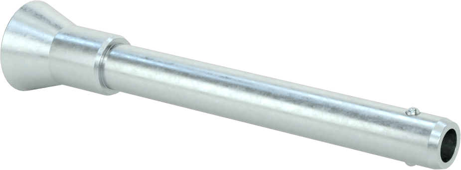 Gömme Düğmeli Kilitlenebilir Hızlı Açma Pimi, 17-4 PH Paslanmaz Çelik, 1/2" Çap, 3-1/2" Uzunluk