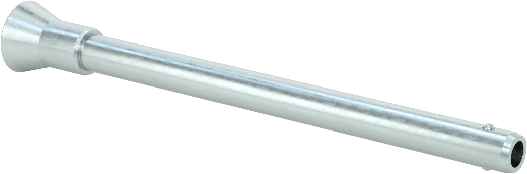 Gömme Düğmeli Kilitlenebilir Hızlı Açma Pimi, 17-4 PH Paslanmaz Çelik, 1/2" Çap, 6 inç Uzunluk