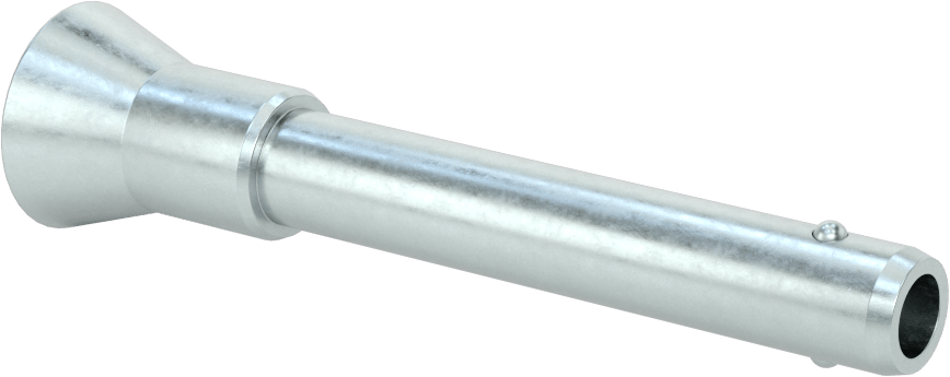 Gömme Düğmeli Kilitlenebilir Hızlı Açma Pimi, 17-4 PH Paslanmaz Çelik, 1/2" Çap, 2-1/2" Uzunluk