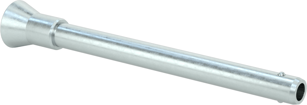 Gömme Düğmeli Kilitlenebilir Hızlı Açma Pimi, 17-4 PH Paslanmaz Çelik, 1/2" Çap, 5 inç Uzunluk