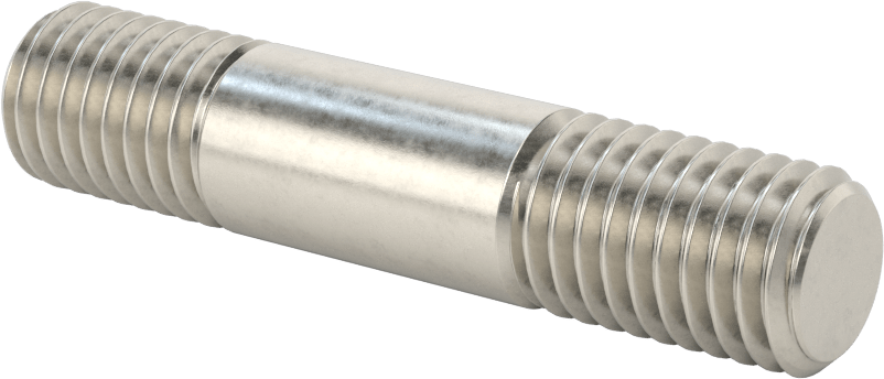 Her İki Ucu Dişli Titreşime Dayanıklı Montaj Saplaması, 18-8 Paslanmaz Çelik, 5/8"-11 Diş Boyutu, 7/8“ x 1” Diş Uzunluğu, 3" Uzunluk
