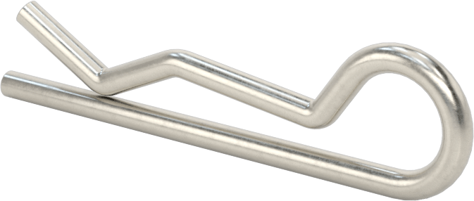 18-8 Paslanmaz Çelik Saç Tokası Çatal Pimi, 5/16“- 3/8” Pim Çapı için, 5/64" Tel Çapı, 1/4" Göz Çapı