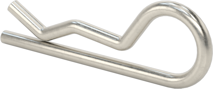 18-8 Paslanmaz Çelik Saç Tokası Çatal Pimi, 5/16“- 3/8” Pim Çapı için, 3/32" Tel Çapı, 3/8" Göz Çapı