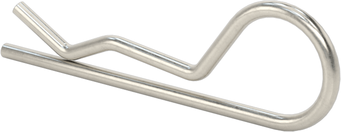 18-8 Paslanmaz Çelik Saç Tokası Çatal Pimi, 3/8“- 1/2” Pim Çapı için, 1/16" Tel Çapı, 3/8" Göz Çapı