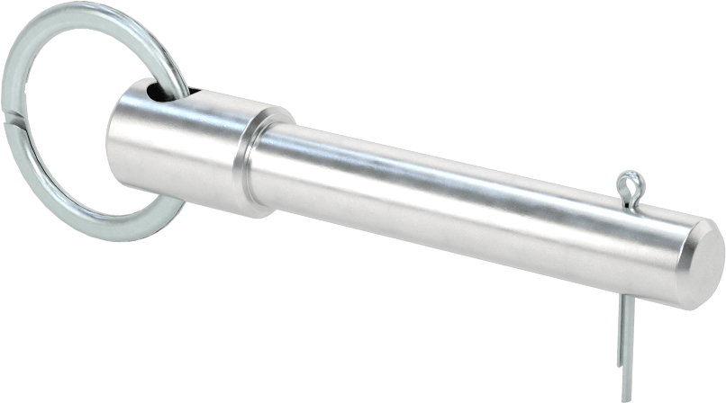 Halka Tutmalı Çatal Pim, 7075 Alüminyum, 3/8" Çap, 1-3/4" Kullanılabilir Uzunluk