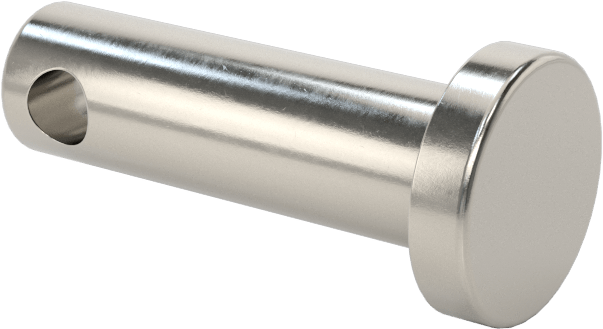 Yüksek Korozyon Dirençli 316 Paslanmaz Çelik Çatal Pimler, 1/16" Çatal Pim Çapı için, 3/16" Çap, 7/16" Kullanılabilir Uzunluk