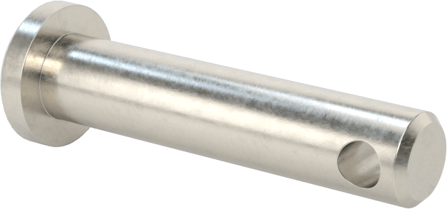 Yüksek Korozyon Dirençli 316 Paslanmaz Çelik Çatal Pimler, 3/32" Çatal Pim Çapı için, 3/16" Çap, 11/16" Kullanılabilir Uzunluk