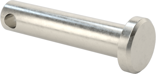 Yüksek Korozyon Dirençli 316 Paslanmaz Çelik Çatal Pimler, 3/32" Çatal Pim Çapı için, 3/16" Çap, 11/16" Kullanılabilir Uzunluk
