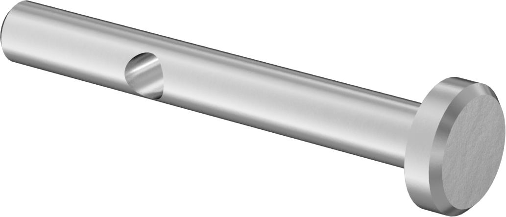 Yüksek Korozyon Dirençli 316 Paslanmaz Çelik Çatal Pimler, 1/8" Çap, 13/16" Kullanılabilir Uzunluk