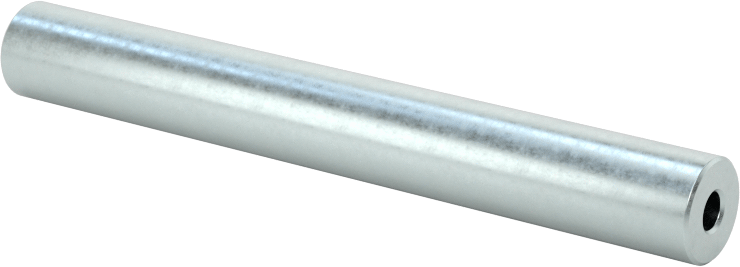 Çelik Dişsiz Ara Parçalar, 1/4" OD, 2" Uzunluk, 2 Numaralı Vida Boyutu için