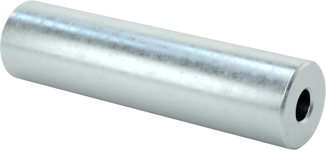 Çelik Dişsiz Ara Parçalar, 1/4" OD, 1" Uzunluk, 2 Numaralı Vida Boyutu için