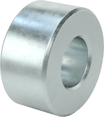 Çelik Dişsiz Ara Parçalar, 1/4" OD, 1/8" Uzunluk, 4 Numaralı Vida Boyutu için