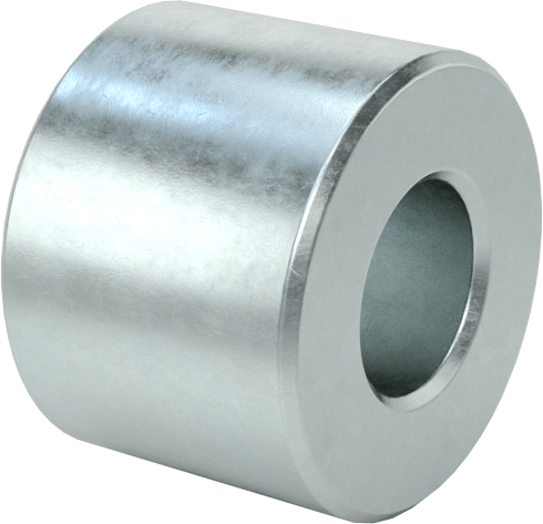 Çelik Dişsiz Ara Parçalar, 1/4" OD, 3/16" Uzunluk, 4 Numaralı Vida Boyutu için