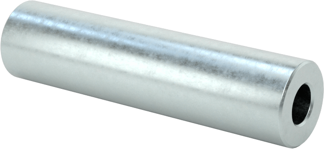 Çelik Dişsiz Ara Parçalar, 1/4" OD, 1" Uzunluk, 4 Numaralı Vida Boyutu için