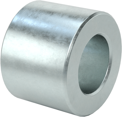 Çelik Dişsiz Ara Parçalar, 1/4" OD, 3/16" Uzunluk, 6 numaralı vida boyutu için