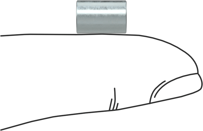 Çelik Dişsiz Ara Parçalar, 1/4" OD, 3/8" Uzunluk, 6 numaralı vida boyutu için
