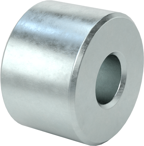 Çelik Dişsiz Ara Parçalar, 3/8" OD, 1/4" Uzunluk, 6 numaralı vida boyutu için