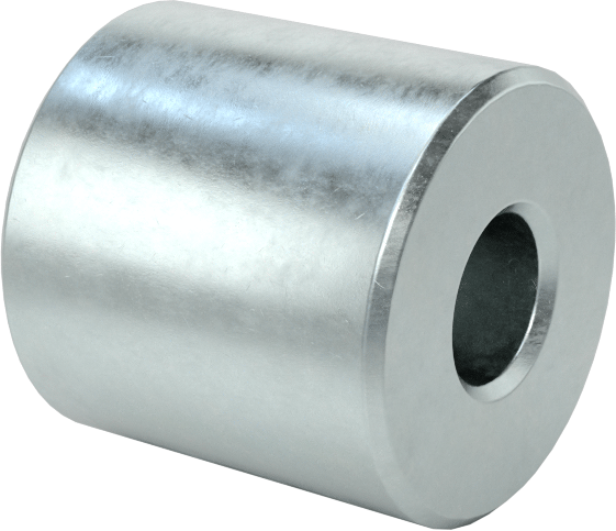 Çelik Dişsiz Ara Parçalar, 3/8" OD, 3/8" Uzunluk, 6 numaralı vida boyutu için