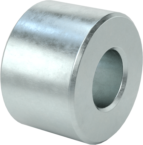 Çelik Dişsiz Ara Parçalar, 3/8" OD, 1/4" Uzunluk, 8 numaralı vida boyutu için