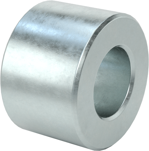 Çelik Dişsiz Ara Parçalar, 3/8" OD, 1/4" Uzunluk, 10 Numaralı Vida Boyutu için