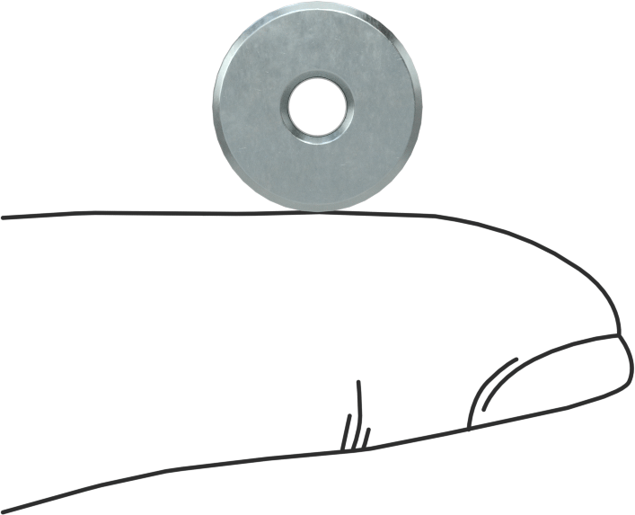Çelik Dişsiz Ara Parçalar, 1/2" OD, 1/4" Uzunluk, 6 numaralı vida boyutu için