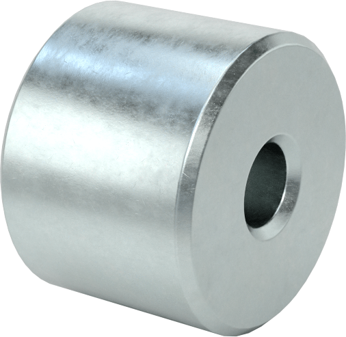 Çelik Dişsiz Ara Parçalar, 1/2" OD, 3/8" Uzunluk, 6 numaralı vida boyutu için