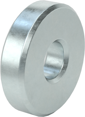 Çelik Dişsiz Ara Parçalar, 1/2" OD, 1/8" Uzunluk, 8 numaralı vida boyutu için