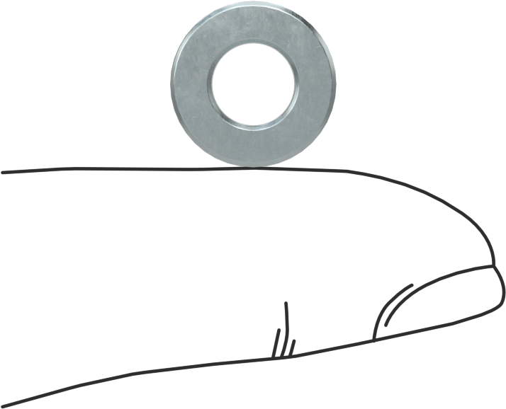 Çelik Dişsiz Ara Parçalar, 1/2" OD, 1/8" Uzunluk, 1/4" Vida Boyutu için