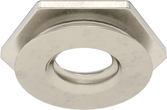 Yüksek Mukavemetli Gömme Montajlı Presle Takılan Somunlar, Sac Metal için, M4 x 0,7 mm Diş Boyutu, 1,53 mm Yükseklik