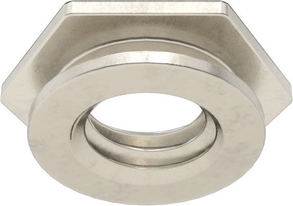 Yüksek Mukavemetli Gömme Montajlı Presle Takılan Somunlar, Sac Metal için, M5 x 0,8 mm Diş Boyutu, 2,3 mm Yükseklik