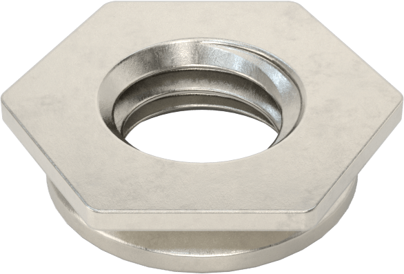 Yüksek Mukavemetli Gömme Montajlı Presle Takılan Somunlar, Sac Metal için, M5 x 0,8 mm Diş Boyutu, 2,3 mm Yükseklik