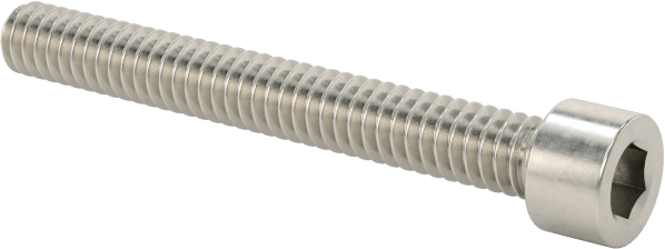 Yüksek Mukavemetli A286 Paslanmaz Çelik Soket Başlı Vida, 0-80 Diş Boyutu, 1/2" Uzunluk